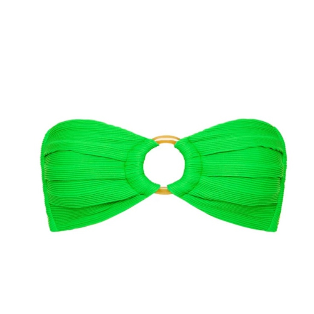 New Kulani Kinis Strapless Ribbed Bandeau Bikini Top